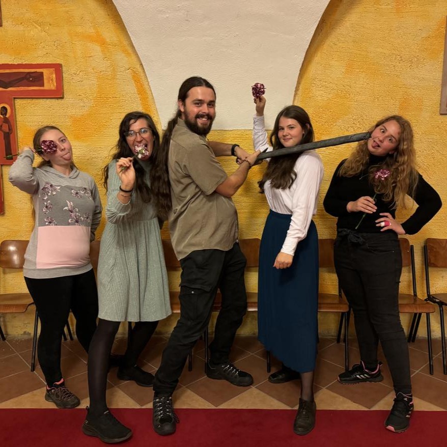 Fotka hosta Salaš k přednášce Deskovky.